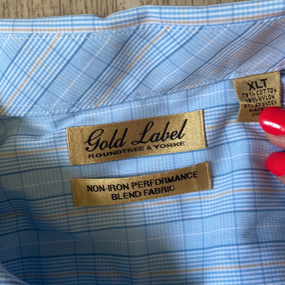 Gold label Roundtree & Yorke XLT non iron